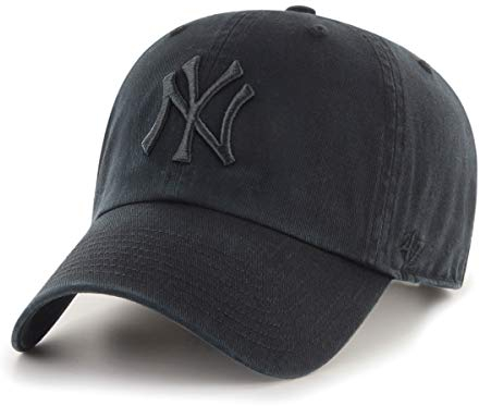 '47 New York Yankees Black/Black MLB Clean Up Cap One-Size