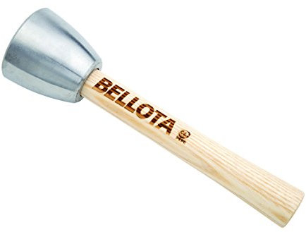 Bellota 5305-A - Massette Portugaise avec Tête en Acier Forgé et Manche en Bois, Outil de Frappe pour Ébavurage de Pierres et de Murs