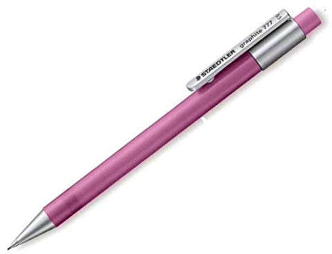 Staedtler Staedtler 777 05-61 Druckbleistift graphite gefüllt mit B-Minen, Minendurchmesser 0,5 mm, Schaftfarbe: magenta, 10 Stück im Kartonetui