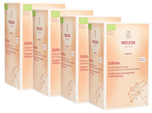 Weleda BIO Tisane allaitement 20 sachets 40g - Lot de 4 Boites