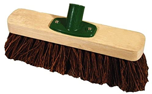 Jantex Stiff Bassine Wooden Broom Head - 12