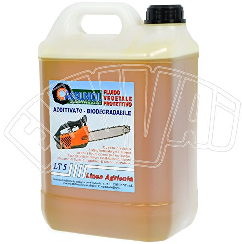 OLIO PROTETTIVO CATENE 5LT ECOFIL LUBRIFICANTE BIODEGRADABILE CATENA MOTOSEGA