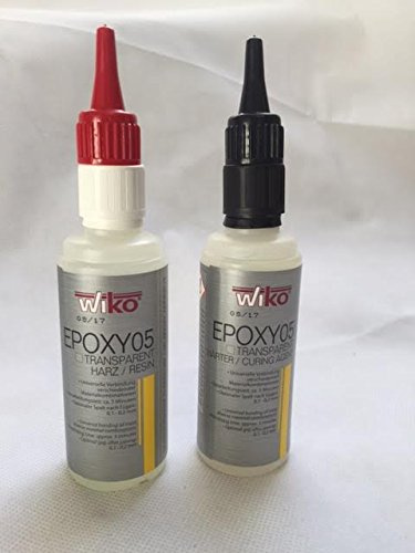 2 Komponenten Epoxy Kleber Transparent 200g Packung 2x 100 ml 2 K Kleber