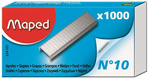 Maped 324105 Agrafes N° 10 galvanisées Petit paquet