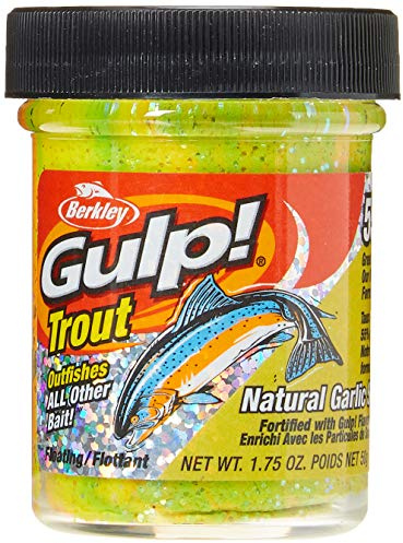 Berkley Gulp! Trout Dough Fishing Bait, Rainbow Candy