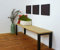 Lycce Wandkissen Wandpolster Wandpaneele Kunstleder braun 40cm x 30cm