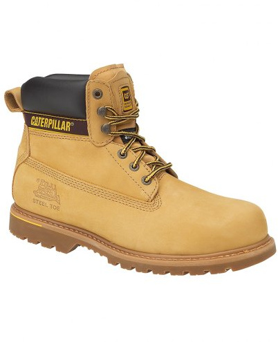 Cat Footwear Men's Holton Work Boots, Multicolour Honig, 9 UK