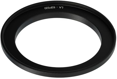 vhbw Adaptador Filtro 62 mm para Objetivo cámara - Adaptador