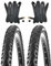 KENDA 2X Fahrradreifen 20 Zoll Reifen 20x1.75 47-406 inkl. 2X Schlauch mit AV gl