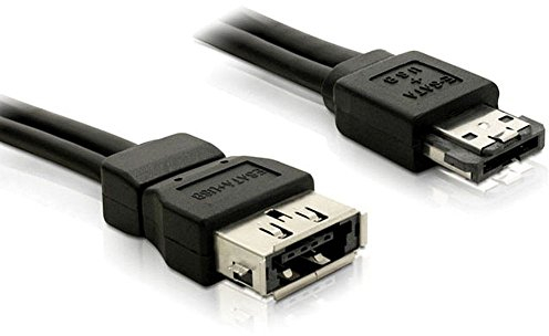 DELOCK Power Over eSATA Verlaengerungskabel Stecker-Buchse 1m