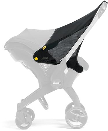 DOONA Sunshade Extension - Net and Sun Cover with UV Protection (UPF 50+) for Doona Baby Car Seat and Stroller - ONLY Compatible with Doona+ and Doona i