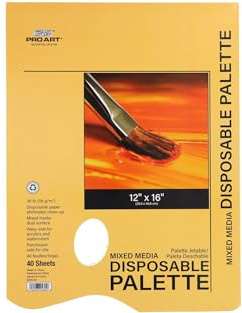 Pro Art Disposable Palette 12x16 40pc
