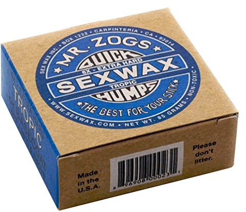 Sex Wax Surf Wax Quick Humps Blue Extra Hard Surfwachs