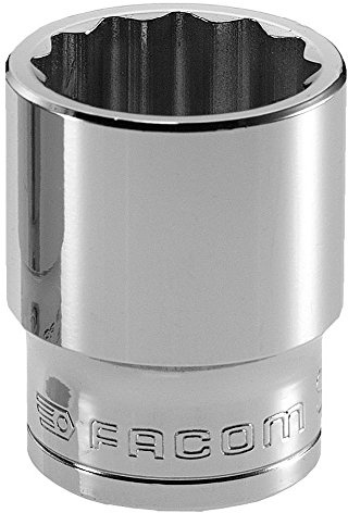 Facom S.9/16 Bi-Hex Socket, 1/2 Square Drive, 9/16 AF