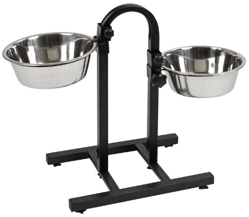 Kerbl Pet Futterbar inkl. Näpfe 2x2800ml beidseitig höhenverstellbar