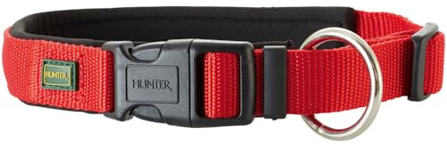 Hunter H-92707 Collare Neopren Vario Plus 40-45 Cm, 20 Mm, Rosso/Nero