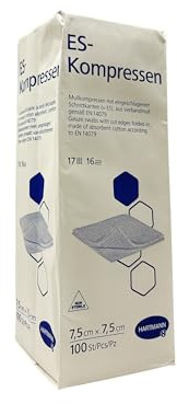 ES-Kompressen Unsteril 7,5x7,5 cm 16fach