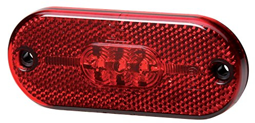 HELLA VALUEFIT 2TM 357 009-011 Luce posizione posteriore, LED, 12V, Montaggio, esterno, colore diffusore luce rosso, Cavo 150mm, Spina Manicotto spina piatta, Sx/Dx, Quantità 1