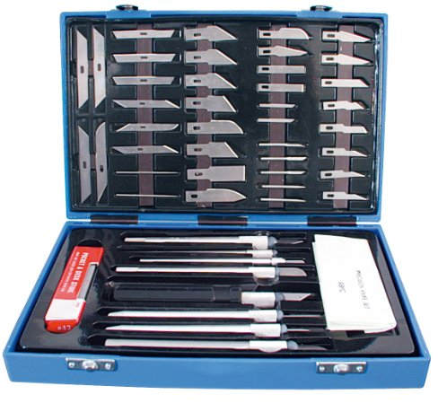 G & BL Präzisions-Messer-Set 48-teilig, Nude Light, Edelstahl, Kunststoff, UTILITY_KNIFE_SET, Schneidwerkzeug, Messer