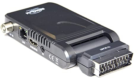 Digiquest Decoder Digitale INVISIBILE, Mediaplayer, Nero, DVBT2, HEVC H 265