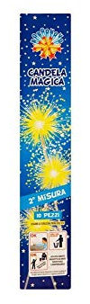 10 pz Candeline 2° misura scintille bastoncino luminoso pirotecnico stelline (categoria k1) festa