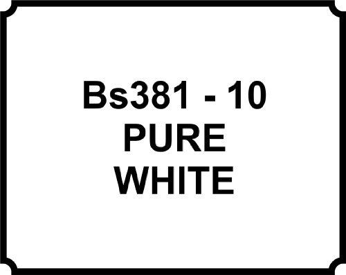 wlw PURE WHITE PAINT - HEAT RESISTANT - 400ML AEROSOL SPRAY PAINT CAN GLOSS