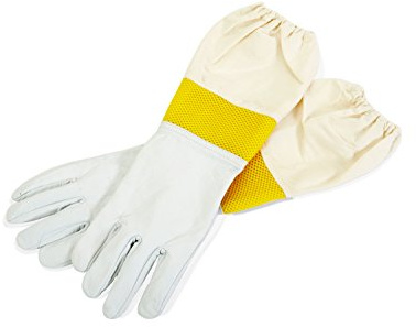 Little Giant® Goatskin Gloves Protective Gloves for Beekeeping | Bee Hive Gloves | Beekeeping Supplies | Medium