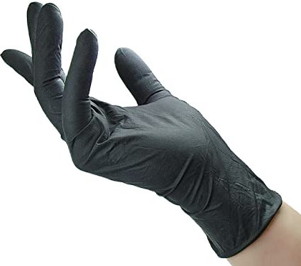 100 Latex Handschuhe schwarz M