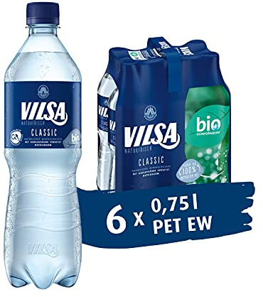 VILSA Mineralwasser Classic, 6 x 0,75 l PET