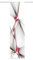 Home fashion Franklin Schiebevorhang, Canvas, Rot, 245X60 cm
