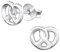 Laimons Damen-Ohrstecker Damenschmuck Brezel glanz Sterling Silber 925