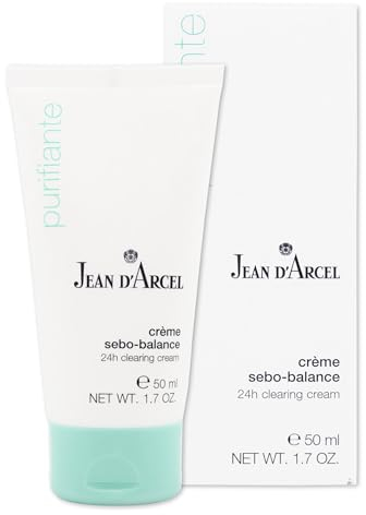JEAN D'ARCEL PURIFIANTE crème sebo-balance – 24h Anti Pickel Creme gegen unreine Haut – Mit Salicylsäure & Haselnuss-Samen-Öl – 24h clearing cream – 50 ml