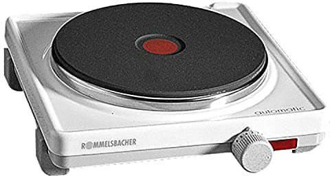 Rommelsbacher AK 2080 - Hornillo eléctrico, 2000 W, color blanco