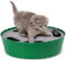 Pawaboo Katzenspielzeug Elektrische Maus, Interaktiv Kätzchen Spielzeug Katzenbett Kratzmatte Katzenminze, Süß und Sicher Spielzeug Spielball für Kleine Katze Spiel Beißen Kauen - Grün
