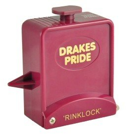 Drakes Pride Rinklock 12ft String Measure with belt Clip and Calipers - Maroon