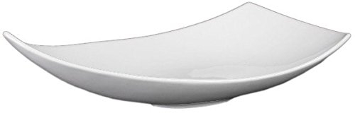 Holst Porzellan Cuenco para Vela Flotante, 25 cm, Swing, Porcelana, Blanco