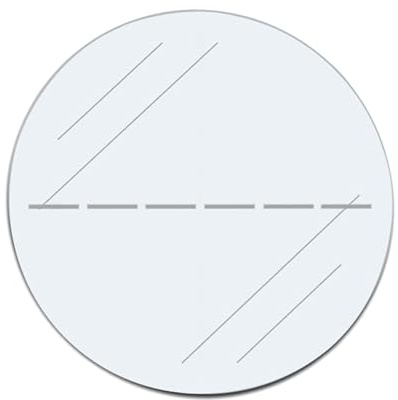 perforerade låspunkter | självhäftande | Transparent | Valbar diameter och mängd | märken | förslutningsetiketter för förslutning av förpackningar, presenter, gratulationskort, kuvert, postlådor etc. / 25 mm, 100 Stück