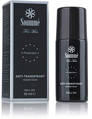 Soummé Antitranspirant Protection Roll-On for Men Kosmetikum | 50 ml | Schützt vor Schweiß- und Geruchsbildung, Dermatologisch getestet