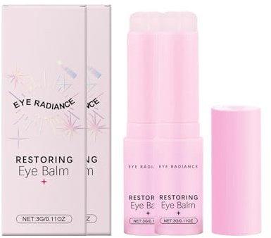 Eye Balm Stick, Moisturizing Eye Cream Stick, Under Eye Cream, Long-Lasting Hydrating & Moisturizing, Suitable for All Skin Types 3g (2)