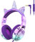JYPS Cuffie Bambina, Metallico Cuffie per Bambini con Filo, Shareport, 85/94dB Volume Limitato, Cuffie Over-Ear Pieghevoli per Regali per Bambini/Scuola/Tablet/Viaggio/Musica