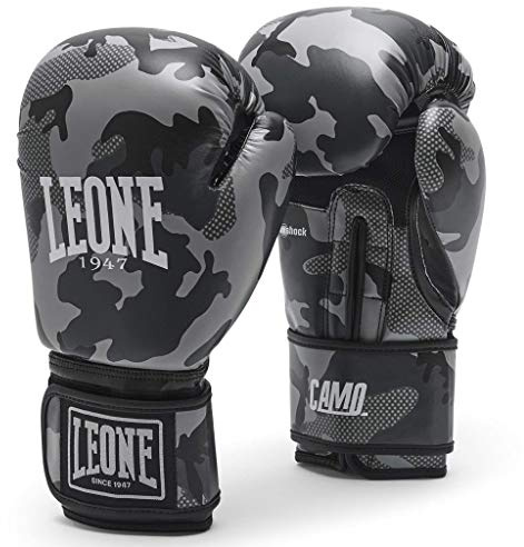 LEONE 1947 Camo, Boxhandskar Unisex Vuxen, Grå, 10oz