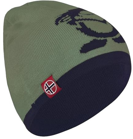 Trollkids Kids Troll Beanie 54, Moss/Blue