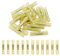 VOREAL 100/200 Stück gelbe Schrumpf-Crimpklemmen isolierte wasserdichte Dichtungsmanschette elektrische Draht-Stoßverbinderklemme 12-10 AWG Leisurely (Size : 100PCS)