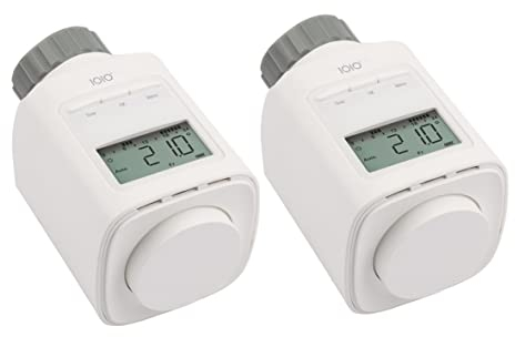 2 Stück IOIO Elektronisches Heizungsthermostat HT 2000/23 der Neue Thermostat Heizung programmierbar - Heizkörper Heizungsregler mit Zeitschaltuhr - Heizkörperthermostat