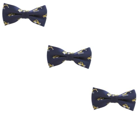 GALPADA 3stücke Junge Mädchen Fliege Verstellbar Cartoon-muster Polyester Krawatte Für Jungen Für Partys Hochzeiten Feiern Und Mehr