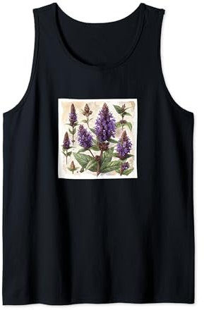 Anise Hyssop Flower Cottagecore Graphic Tank Top