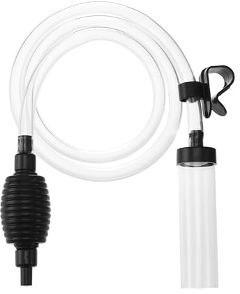 Seltomer 4.3ft Fish Tank Cleaner Aquarium Siphon Gravel Vacuum for Aquarium Fish Tank Changing Water Cleaning Gravel and & Sand
