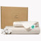 Ferò Mako Satin Bettwäsche Baumwolle 155x220, Kopfkissenbezug 80x80, Luxus Mako Satin 300 TC Baumwolle mit Seidenproteine, Weich, Design Made in Italy, Aesthetic, Bettwäsche 155x220, Weiß Elfenbein