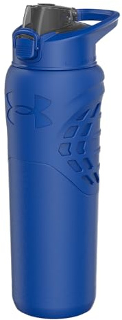 Under Armour Stainless Steel Water Bottle Insulated Carabiner Hook Leak Proof for Kids Adults All Sports Gym 24oz
