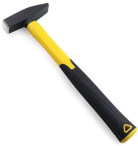 BJDSI 500 g Schlosserhammer, Schmiedehammer mit stoßdämpfendem Griff, professioneller Schmiedehammer, langlebig.